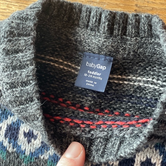 Baby Gap Sweater Boys size 18 24 Months - Picture 8 of 16